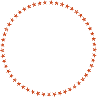 円状に並んだ星の画像