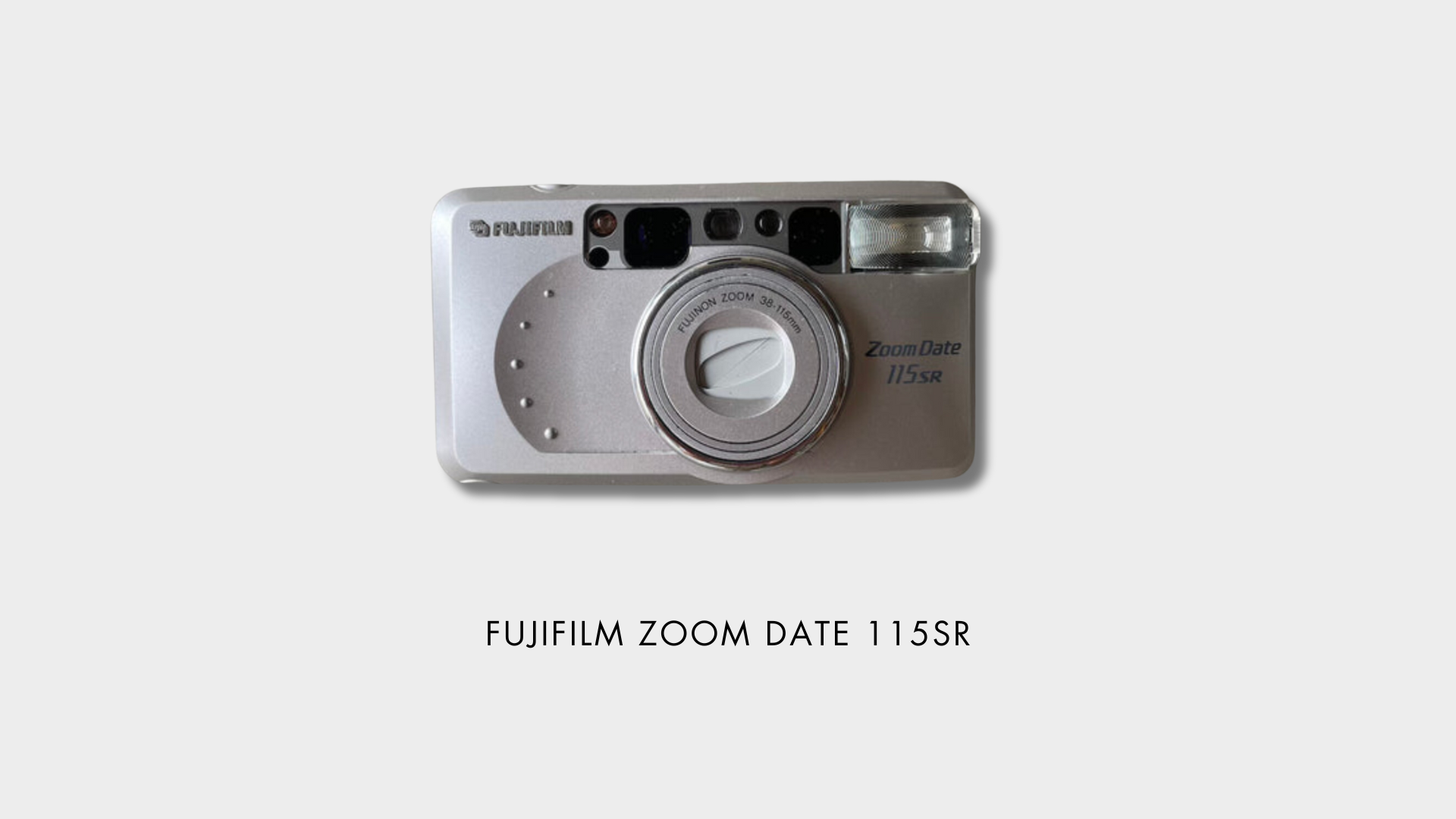 FUJIFILM（富士フィルム） ZOOM DATE 115SR | ENCOUNTER MAGAZINE | 写真のウェブメディア